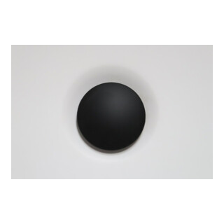 Hoesch Bouchon d'écoulement noir brillant, avec calice
