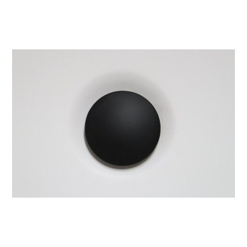 Hoesch Bouchon d'écoulement noir brillant, avec calice