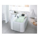 Hoesch Freisteh-Badewanne Ergo+ 207,5 x 107,5 cm weiß/verchromt