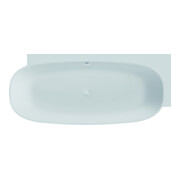 Hoesch Freisteh-Badewanne LABRILLIANTE Überlaufgarn. Com, we. ma, 180x80cm, re