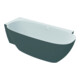 Hoesch Freisteh-Badewanne LABRILLIANTE ÜL-Gar. Com, schiefg.-weiß, 180x80cm, li-3