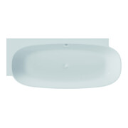 Hoesch Freisteh-Badewanne LABRILLIANTE ÜL-Gar. Com +, we. ma, 180x80cm, li