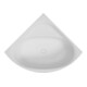 Hoesch iSENSI Baignoire d'angle 150x150 cm, blanche-1