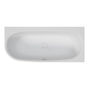 Hoesch iSENSI Baignoire d'angle blanche, 160x75 cm, version droite