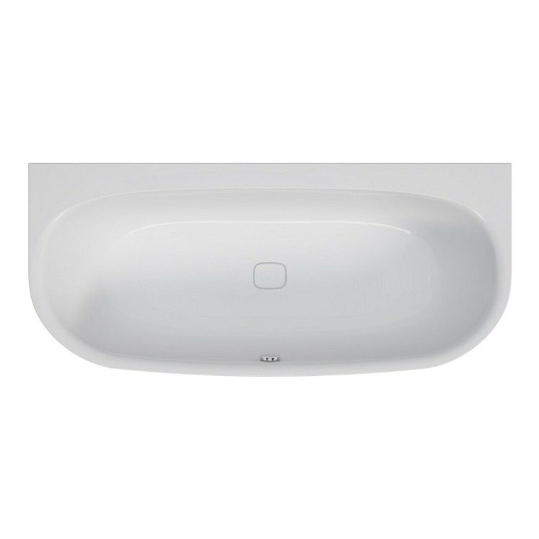 Hoesch iSENSI Baignoire pré-montée 180x80 cm, 182 l, blanche
