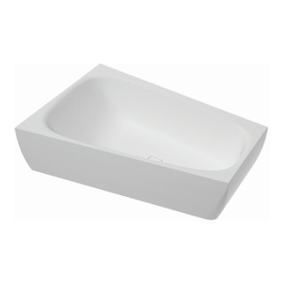 Hoesch iSENSI Baignoire trapèze 180x140cm, gauche, blanc