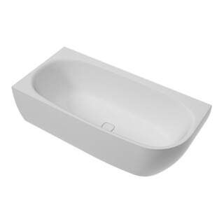 Hoesch iSENSI Monobloc baignoire d’angle 170x75 cm, gauche, 1 trop- + vid, blanc, blanc