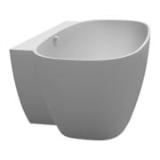 Hoesch LABRILLIANTE Baignoire pré-montée 180x80 cm, trop-plein, blanche, Soliq.
