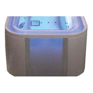 Hoesch LED-Rinnenbeleuchtung mit automatischem Farblichtwechsler