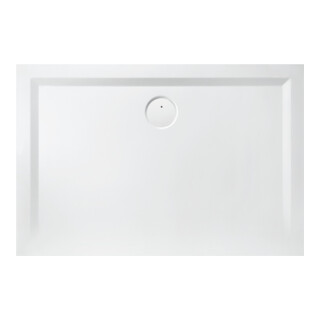 Hoesch Mineralguss-Duschwanne Muna 110x90x3cm, weiß, Solique