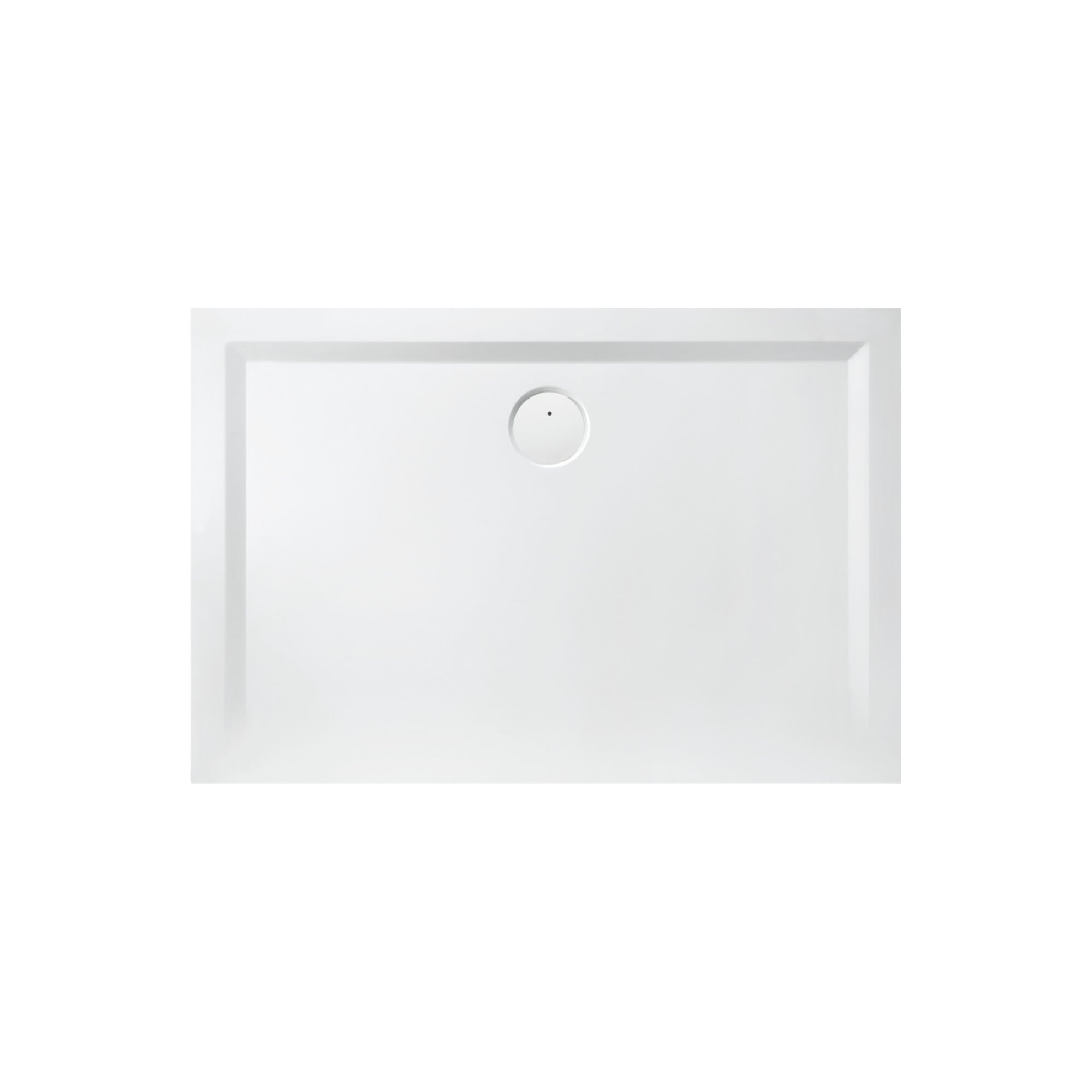 Hoesch Mineralguss-Duschwanne Muna 120x75x3cm, Schiefergrau, Solique