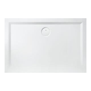 Hoesch Mineralguss-Duschwanne Muna 120x80x3cm, Telegrau, Solique