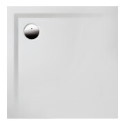 Hoesch Mineralguss-Duschwanne Muna Solique 90x90x3cm, Telegrau, ohne Antirutsch
