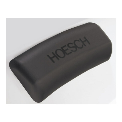 Hoesch Nackenkissen schwarz, Gel, für Bade-/Whirlwannen