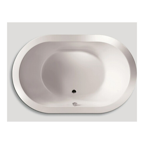 Hoesch Oval-Badewanne Scelta 190x120cm, weiß