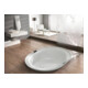 Hoesch Oval-Badkuip Ergo+ 200 x 160 cm verchroomd wit