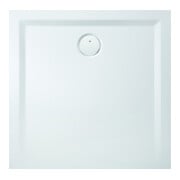 Hoesch Receveur de douche en minéral Muna S 130x130x3 cm, télégr., Soliq., s. AR-1
