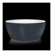 Hoesch Rund-Badewanne Monolith d 150cm, 1- Üb.- + AL, ch, schiefg.-weiß