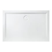 Hoesch Solique Bac à douche en minéral Muna 80x75x3 cm, blanc mat