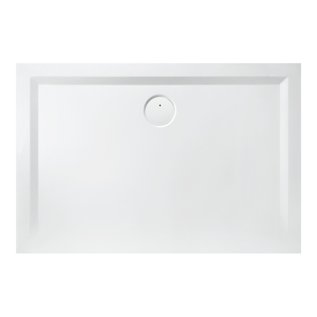 Hoesch Solique Bac à douche en minéral Muna 90x70x3 cm, gris télé