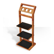 Hoesch Summer Plateau de service en bois Doussie, avec revêtement PU, résistant à l'eau