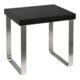 Hoesch Tabouret avec coussin PU, pour cabine vapeur, inox-1