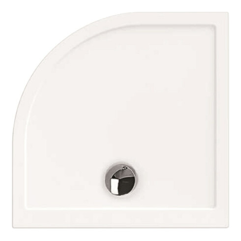 Hoesch Viertelkreis-Duschwanne Samar weiß, 100x100x3cm, ultraflach