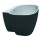 Hoesch Vorwandwanne LABRILLIANTE 180x80cm, ÜL-Gar. Com, schw.-we., Soliq.-1