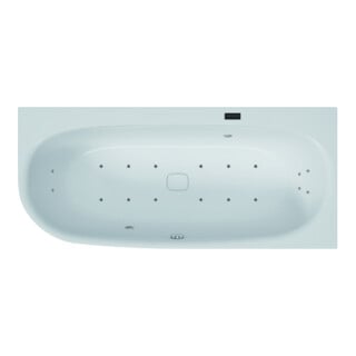 Hoesch Whirlpool iSensi angle 1600x750 droite Monolith, système iSensi, moteur droit