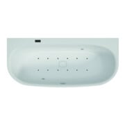 Hoesch Whirlpool iSensi Cloison 1900x900 Monolith iSensi Système droite, BiColor Blanc-Noir