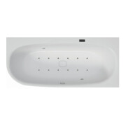 Hoesch Whirlpool iSensi Coin 1800x800 Monolith remplissage droite Blanc, BiColor Blanc-Noir