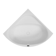 Hoesch Whirlpool iSensi Eck 1500x1500 Monolith Befüllung Weiß, BiColor Weiß-Grau