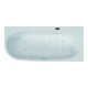 Hoesch Whirlpool iSensi Eck 1800x800 Monolith re. Befüllung Chrom, BiColor Weiß-Grau-1