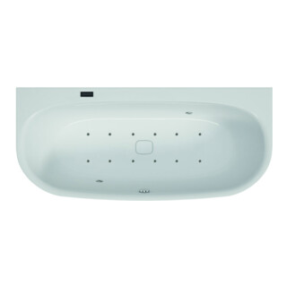 Hoesch Whirlpool iSensi Module avant 1800x800 Monolith iSensi Système droite, BiColor Blanc-Gris