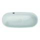 Hoesch Whirlpool iSensi Oval 1700x750 Monolith mit Überlauf, System iSensi Weiß-1
