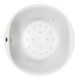 Hoesch Whirlpool iSensi Rond 1500 Monolith avec remplissage Chrome, Airsystem iSensi-1