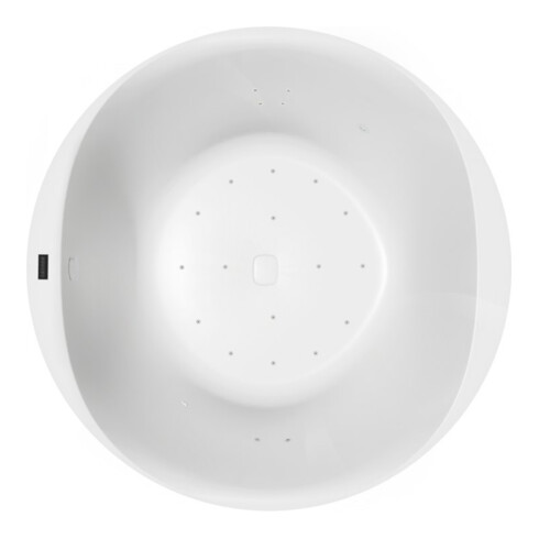 Hoesch Whirlpool iSensi Rond 1500 Système Monolith iSensi Blanc, BiColor Blanc-Noir