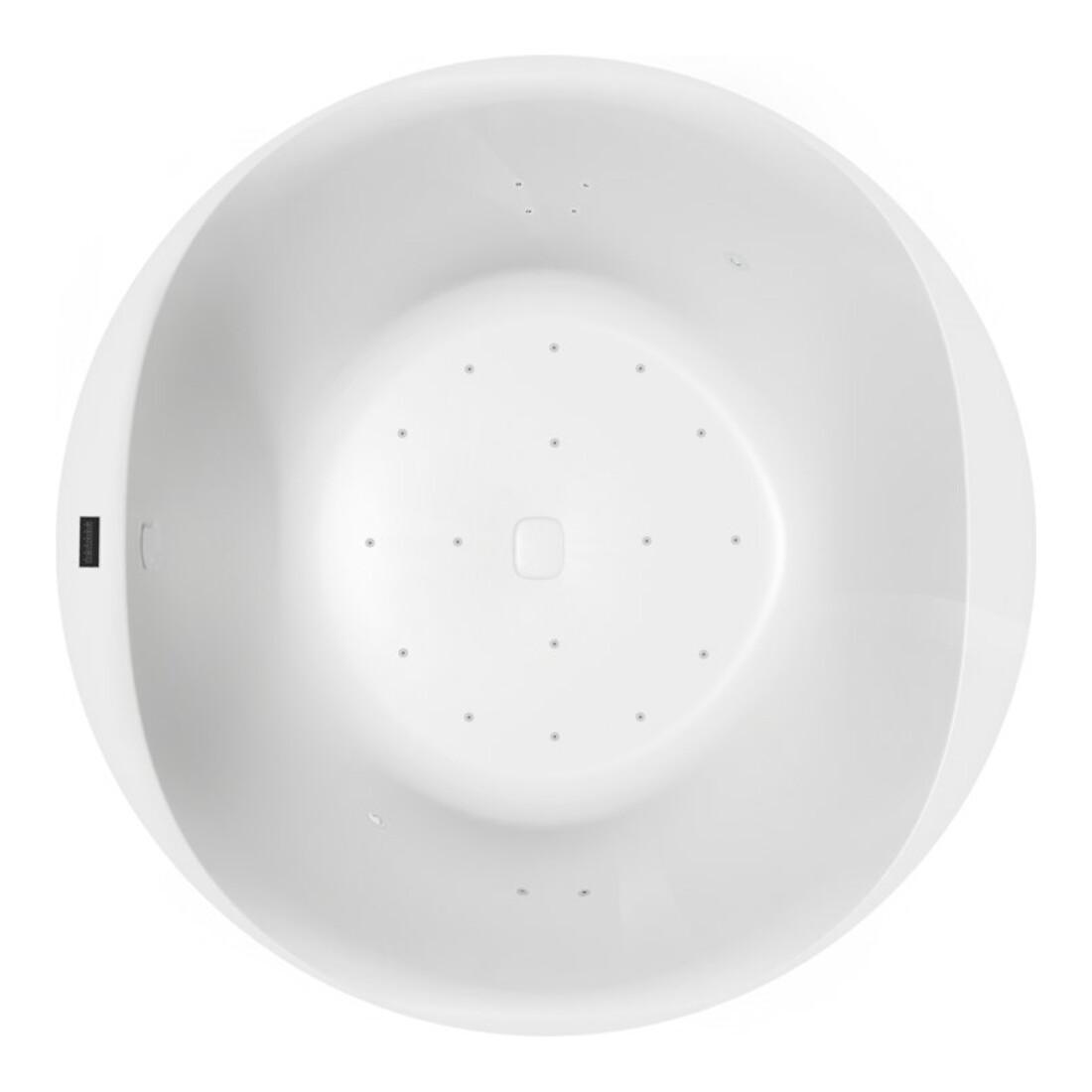 Hoesch Whirlpool iSensi Rond 1500 Système Monolith iSensi Blanc, Bicolore Blanc-Noir