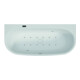 Hoesch Whirlpool iSensi Vorwand 1900x900 Monolith Bef.Chrom, re., BiColor Weiß-Grau-1