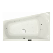 Hoesch Whirlpool Scelta 3670&Reviva II Power+Air blanc/chrome/moteur gauche