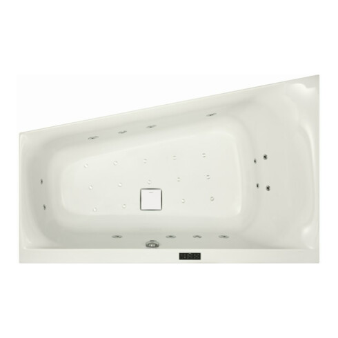 Hoesch Whirlpool Spectra 3650&Reviva II Power+ Air, weiß/verchromt/Motor links