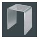Hoesch Tabouret en PMMA-1