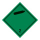 HOFFMANN Gevaargoed symbool Niet ontvlambare, niet-giftige gassen, Type: 04100-1