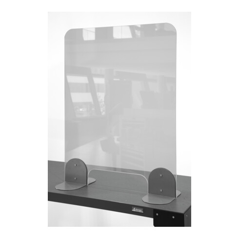 HOFFMANN Cloison de protection avec pieds en tôle d'acier, type : 1