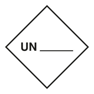 HOFFMANN Contrassegno di merce pericolosa ONU da scrivere manualmente, Modello: 04300