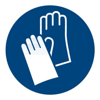HOFFMANN Gebodstekens Handbescherming gebruiken, Type: 04100