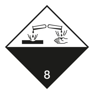 HOFFMANN Gevaargoed symbool Bijtende stoffen, Type: 04150