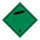 HOFFMANN Gevaargoed symbool Niet ontvlambare, niet-giftige gassen, Type: 04100-1