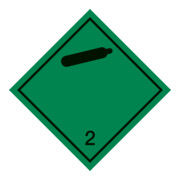 HOFFMANN Gevaargoed symbool Niet ontvlambare, niet-giftige gassen, Type: 04300