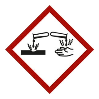 HOFFMANN Gevaarstofsymbool Bijtende werking, Type: 03021
